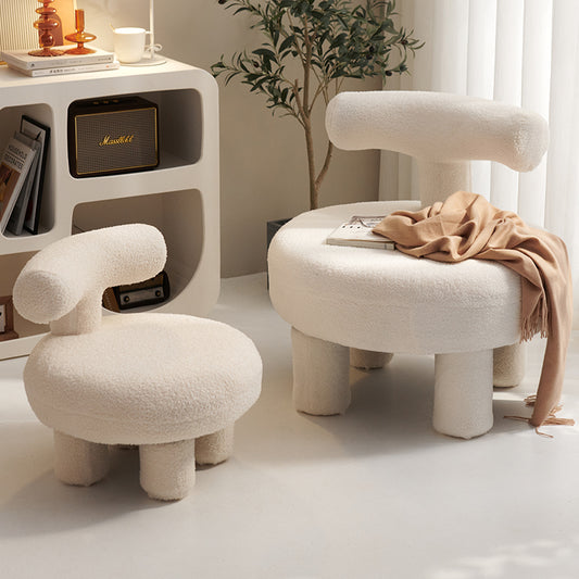 lamb Small stool household Bench Modern simplicity a living room sofa children low stool animal Footstool round stool Shoe changing stool