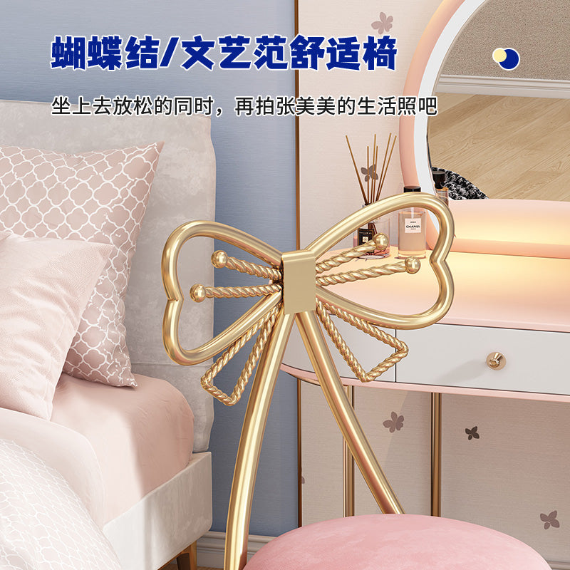 Make up chair dresser manicure stool butterfly chair Fairy girl bedroom Internet celebrity Modern simplicity backrest Light luxury in