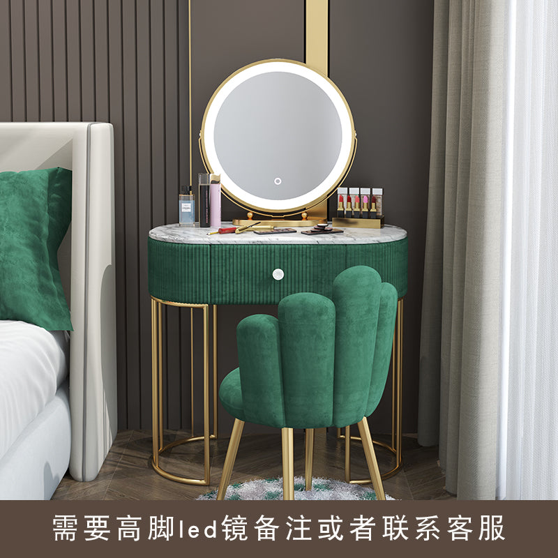 Nordic imitation Marble Dressing table dresser bedroom female Large-sized apartment Modern simplicity Internet celebrity Ins wind dresser