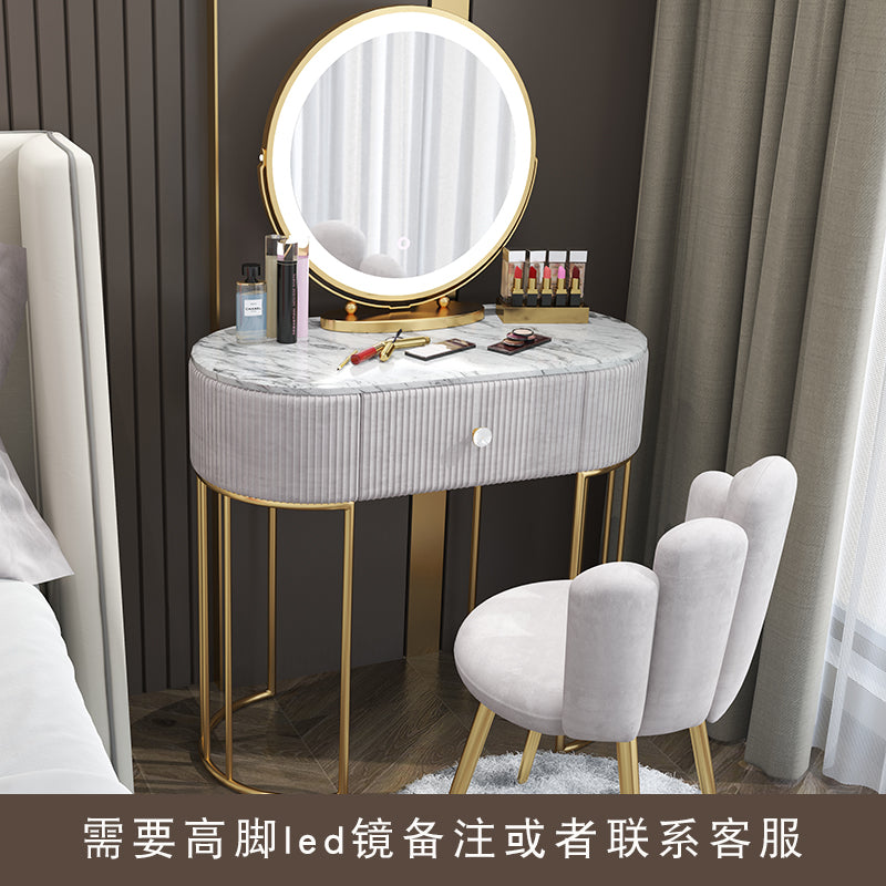 Nordic imitation Marble Dressing table dresser bedroom female Large-sized apartment Modern simplicity Internet celebrity Ins wind dresser