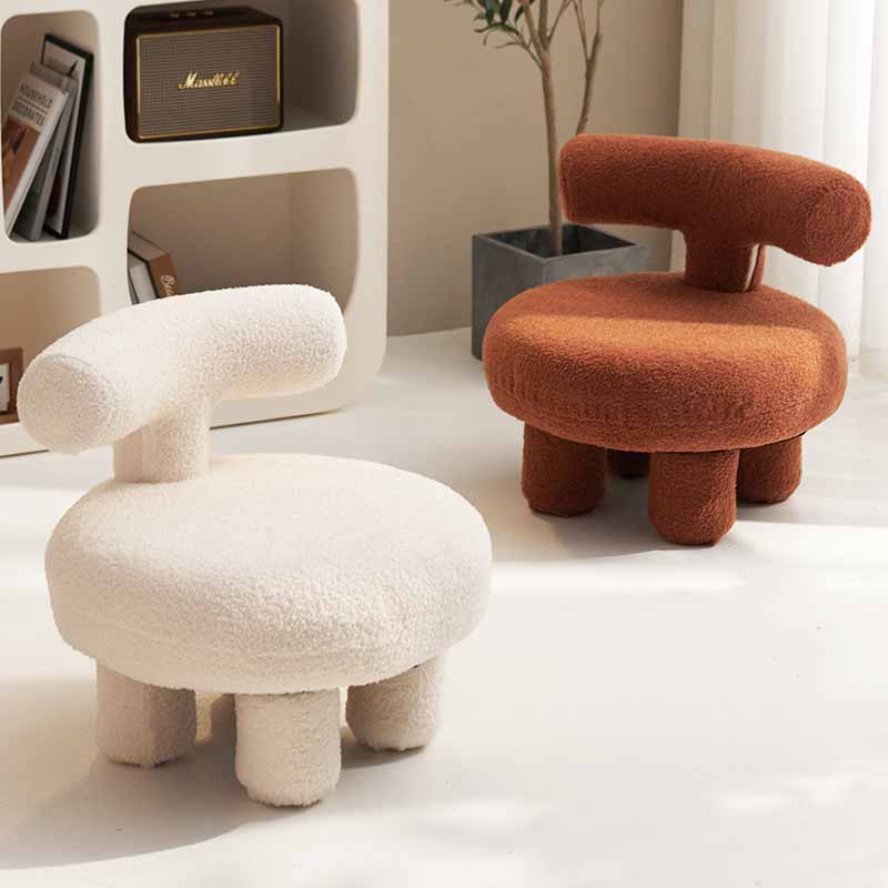 lamb Small stool household Bench Modern simplicity a living room sofa children low stool animal Footstool round stool Shoe changing stool