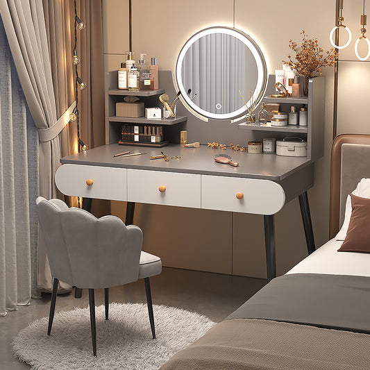 dresser bedroom Modern simplicity Dressing table small-scale Dressing table Large-sized apartment Light luxury dresser Cosmetic mirror Table