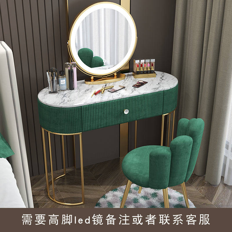 Nordic imitation Marble Dressing table dresser bedroom female Large-sized apartment Modern simplicity Internet celebrity Ins wind dresser