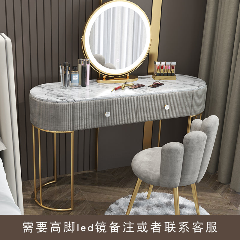 Nordic imitation Marble Dressing table dresser bedroom female Large-sized apartment Modern simplicity Internet celebrity Ins wind dresser