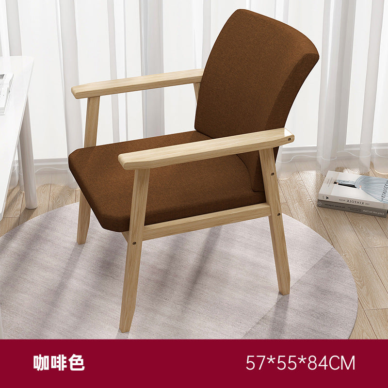 Yida Sofa living room small apartment simple sofa solid wood modern minimalist bedroom small sofa new Chinese sofa