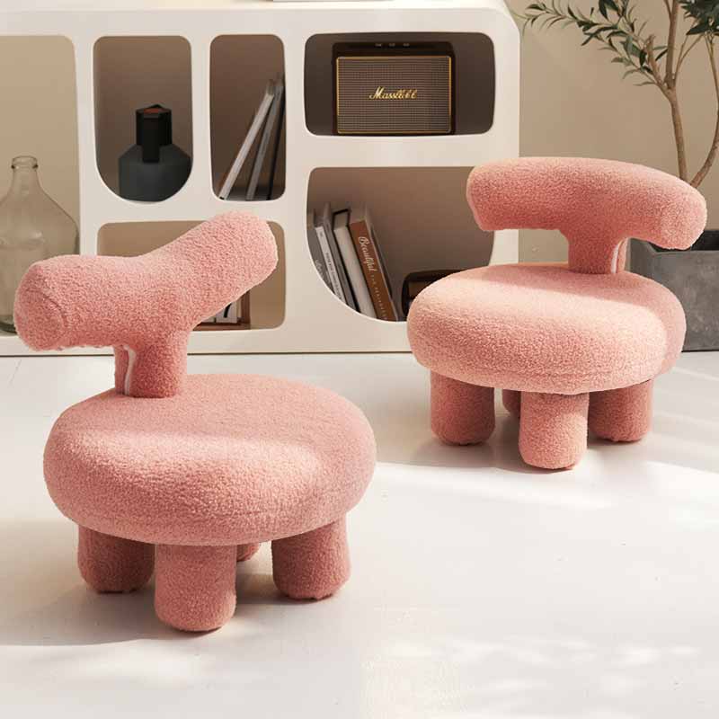 lamb Small stool household Bench Modern simplicity a living room sofa children low stool animal Footstool round stool Shoe changing stool