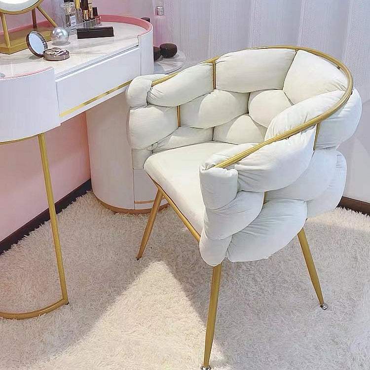 Make up chair household Simplicity dresser stool girl student bedroom Internet celebrity Ins wind Bubble chair Light luxury Nail chair