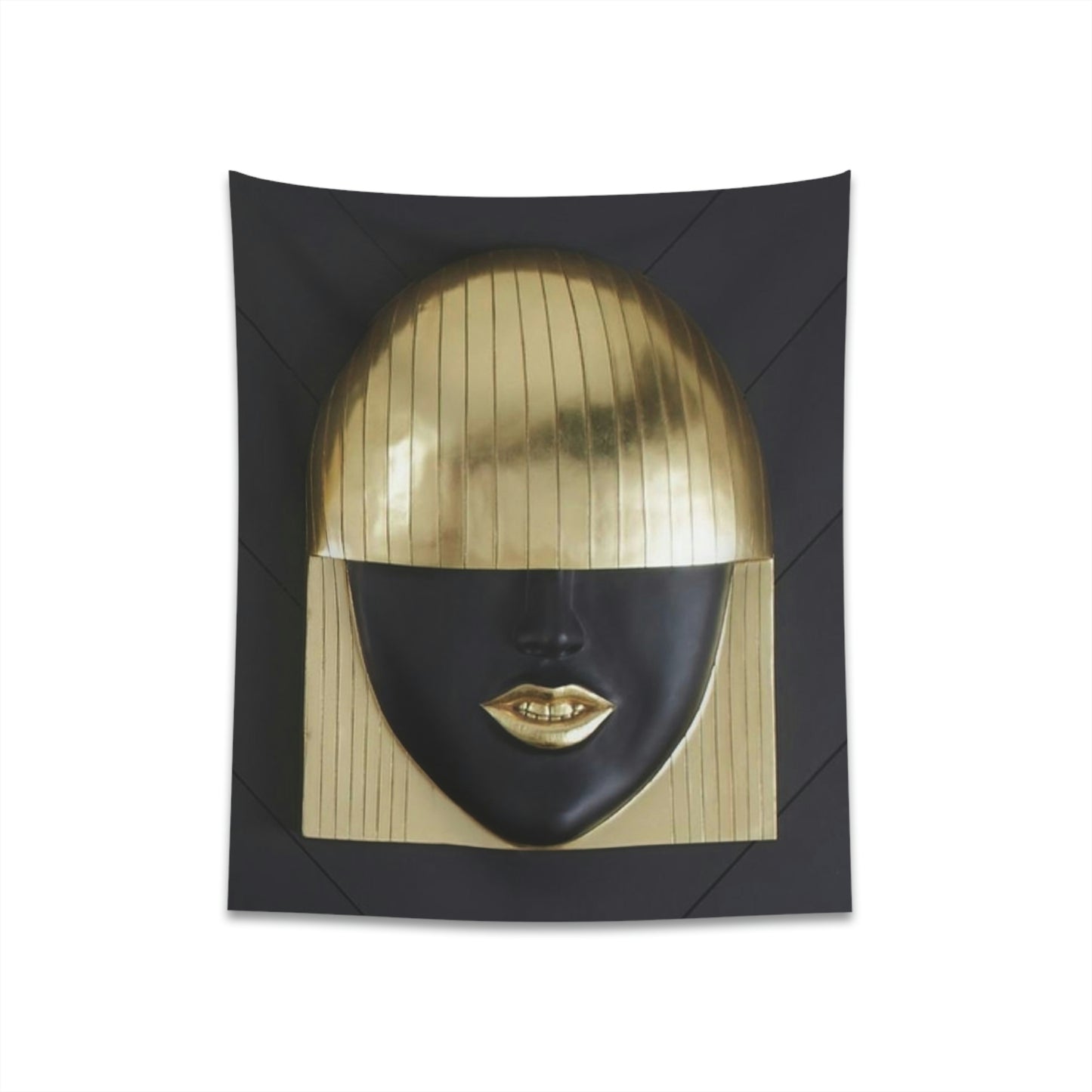 DubiqueX Boutique Fashion Faces Printed Wall Tapestry