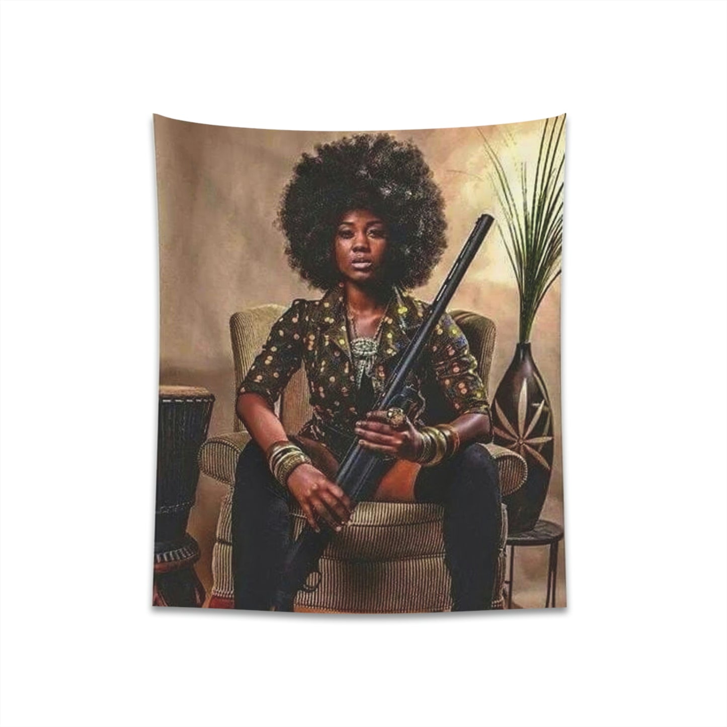 DubiqueX Boutique Stop Playing Printed Wall Tapestry