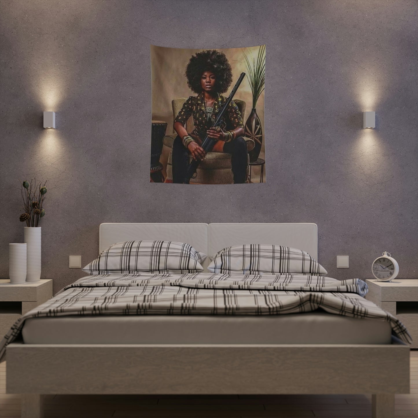 DubiqueX Boutique Stop Playing Printed Wall Tapestry